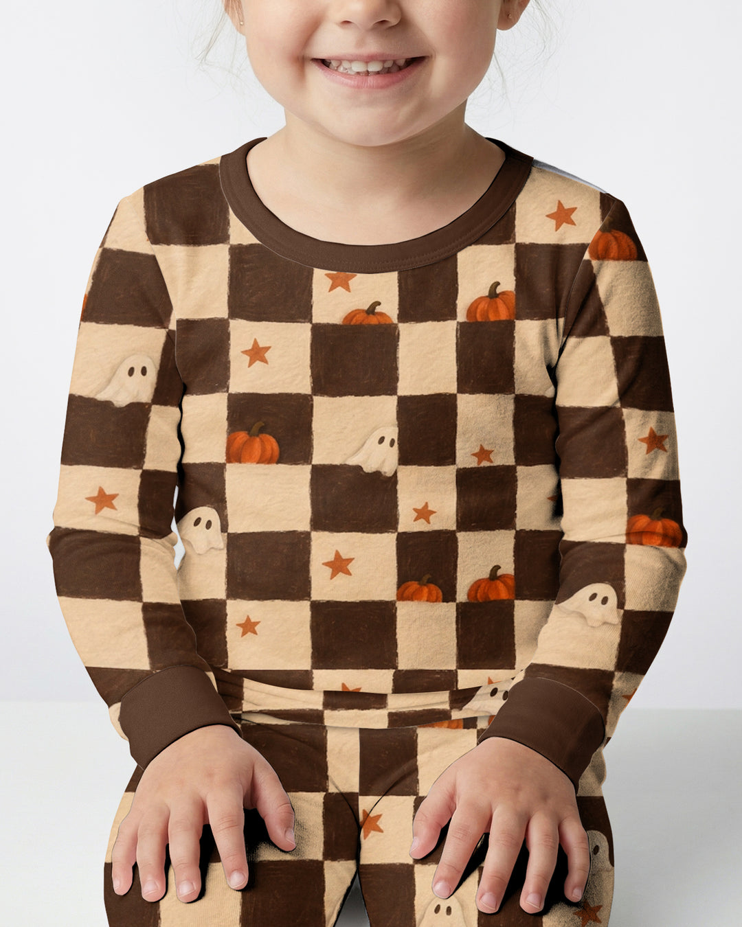 Spooky Hide And Seek Bamboo Two Piece Long Sleeve Pajama Set