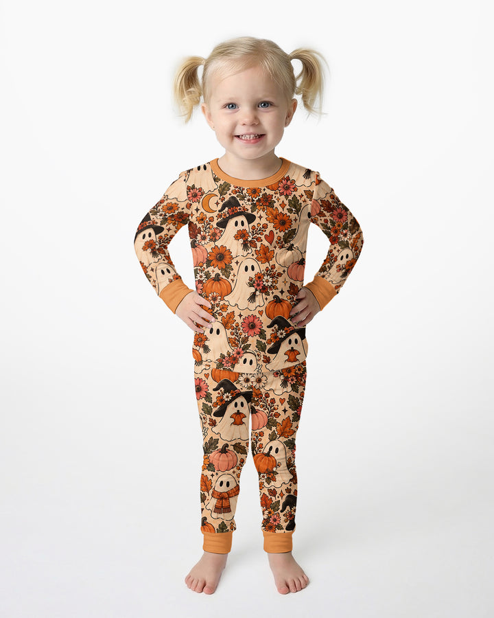 Guess Who Is A Romantic Ghost Bamboo Two Piece Long Sleeve Pajama Set