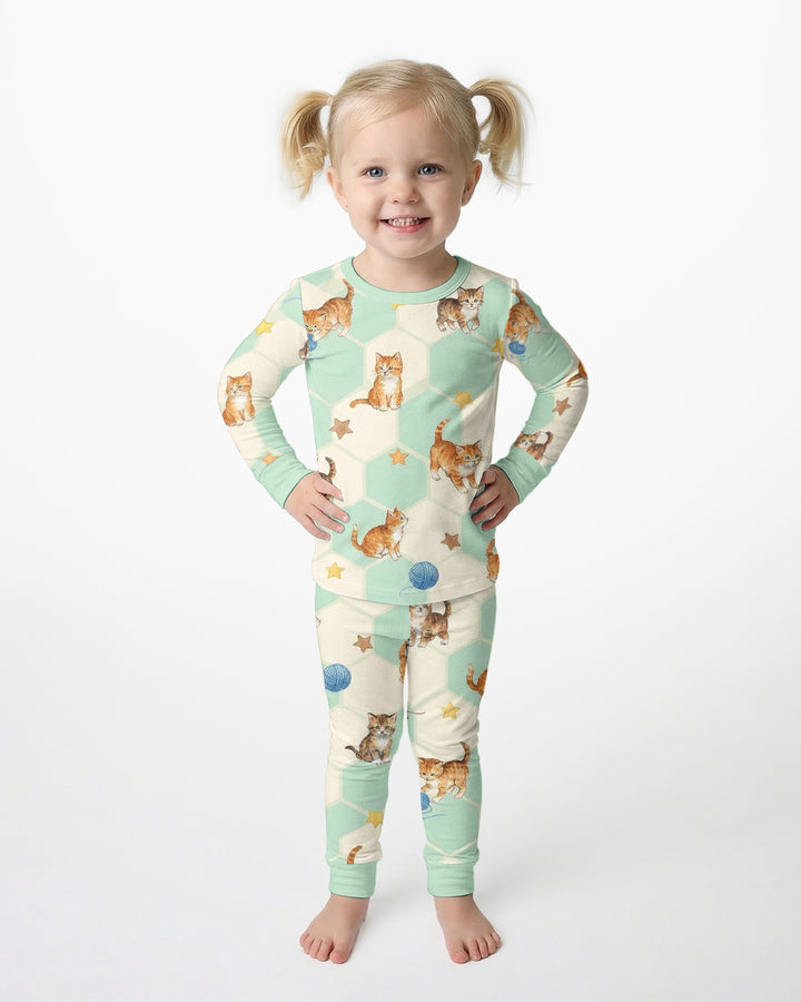 Guess Who Found The Yarn Bamboo Two Piece Long Sleeve Pajama Set