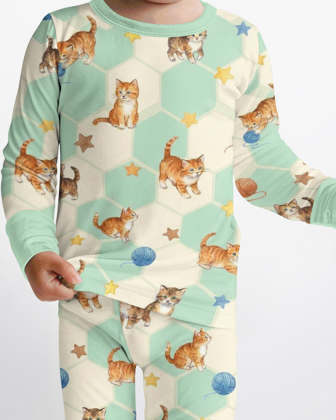 Guess Who Found The Yarn Bamboo Two Piece Long Sleeve Pajama Set