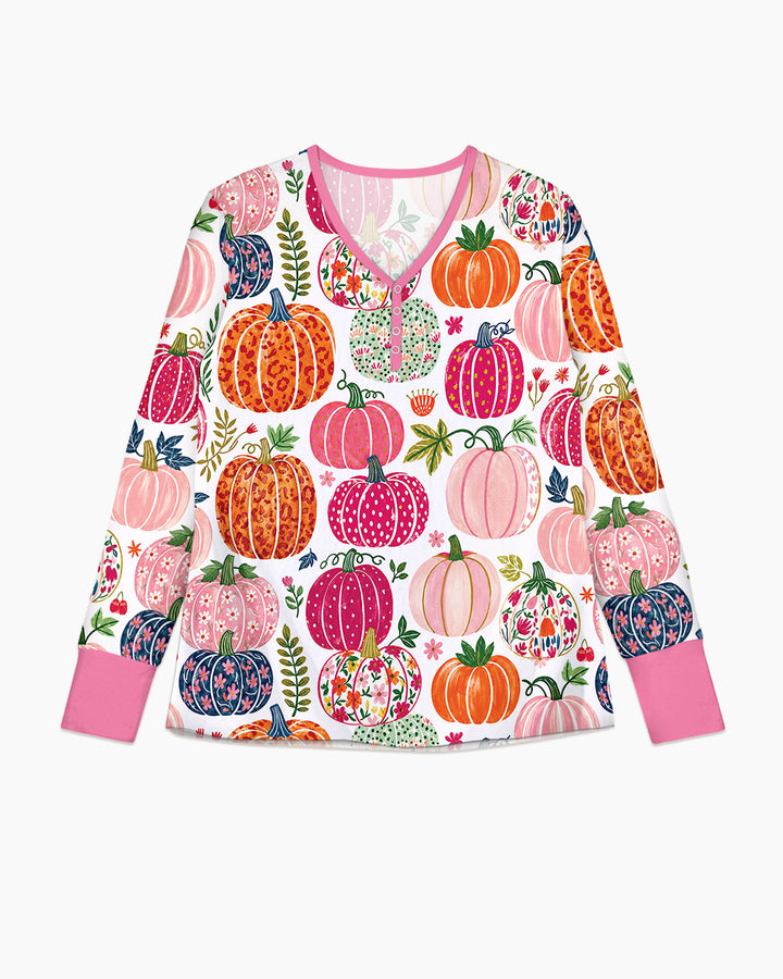 Plantilla de conjunto de pijama de mujer de bambú