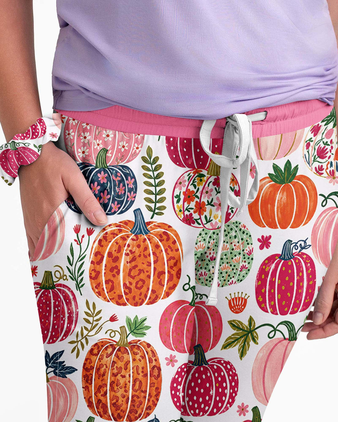 Plantilla de conjunto de pijama de mujer de bambú