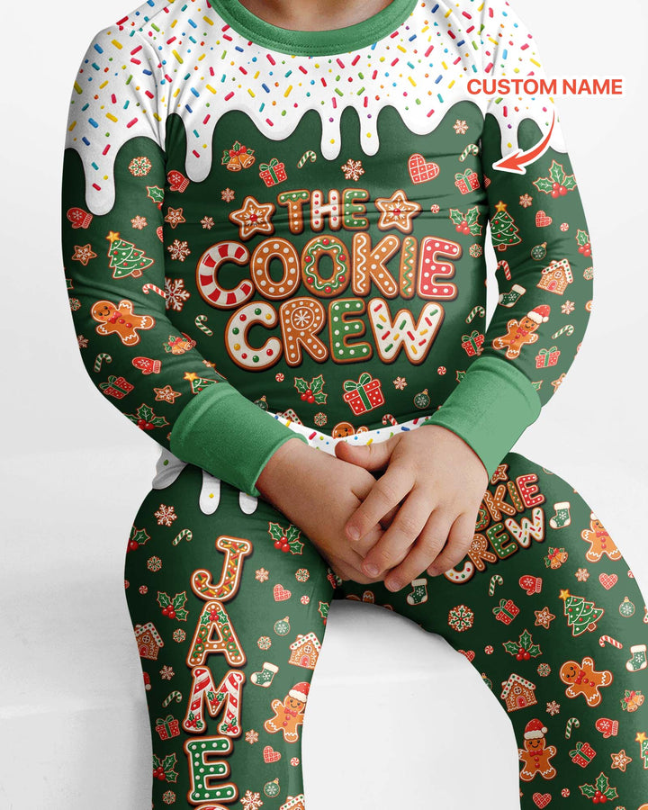 The Cookie Crew Family Matching Bamboo Two Piece Long Sleeve Pajama Set