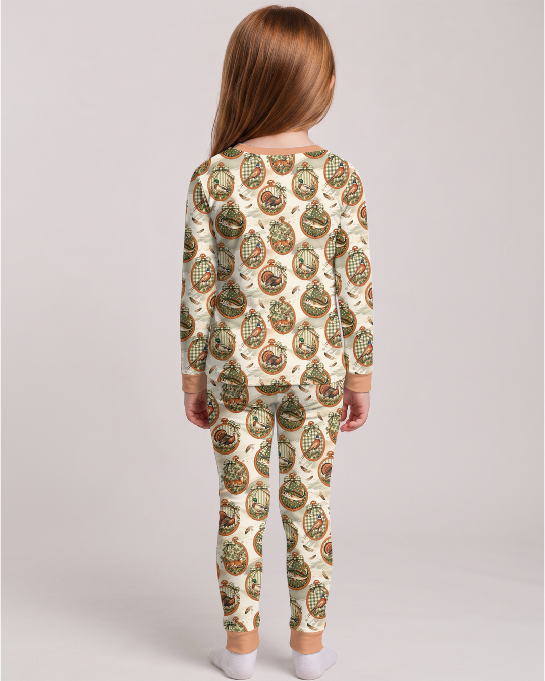 It's Hunting Season Vintage Bamboo Two Piece Long Sleeve Pajama Set