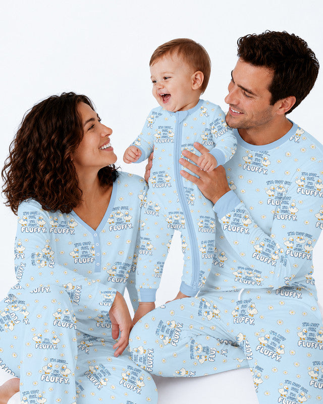Not Fat Just Fluffy Bamboo Men Pajama Set