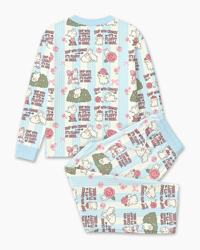 Hop Into Chaos Bamboo Men Pajama Set