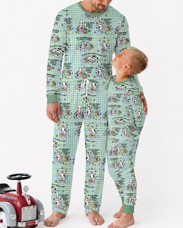 Common Sense Is Udderly Gone Bamboo Men Pajama Set
