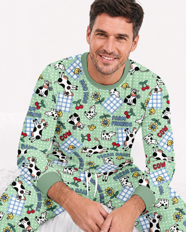 Moo Moo Chick Bamboo Men Pajama Set