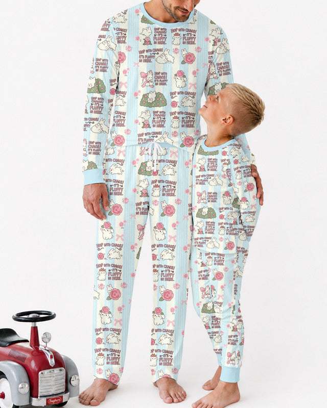 Hop Into Chaos Bamboo Men Pajama Set