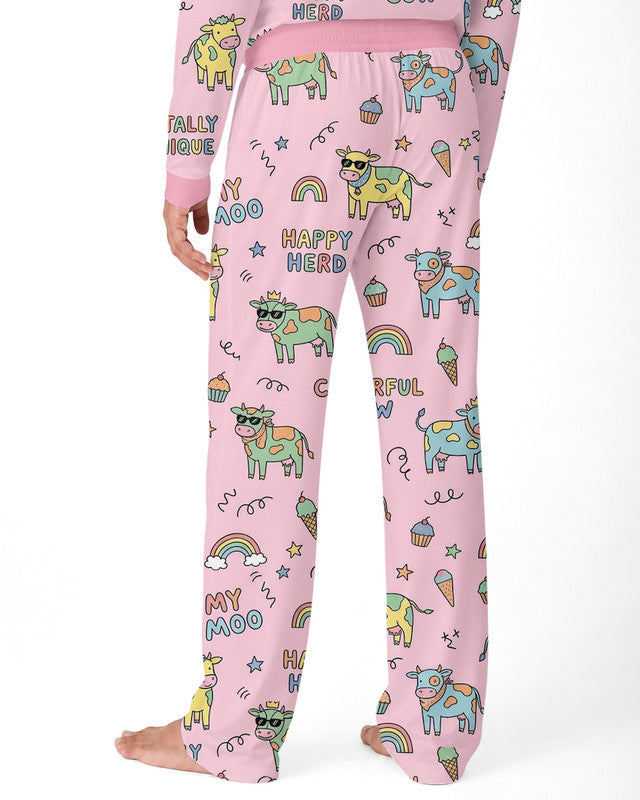 Not Your Ordinary Cow Bamboo Men Pajama Set