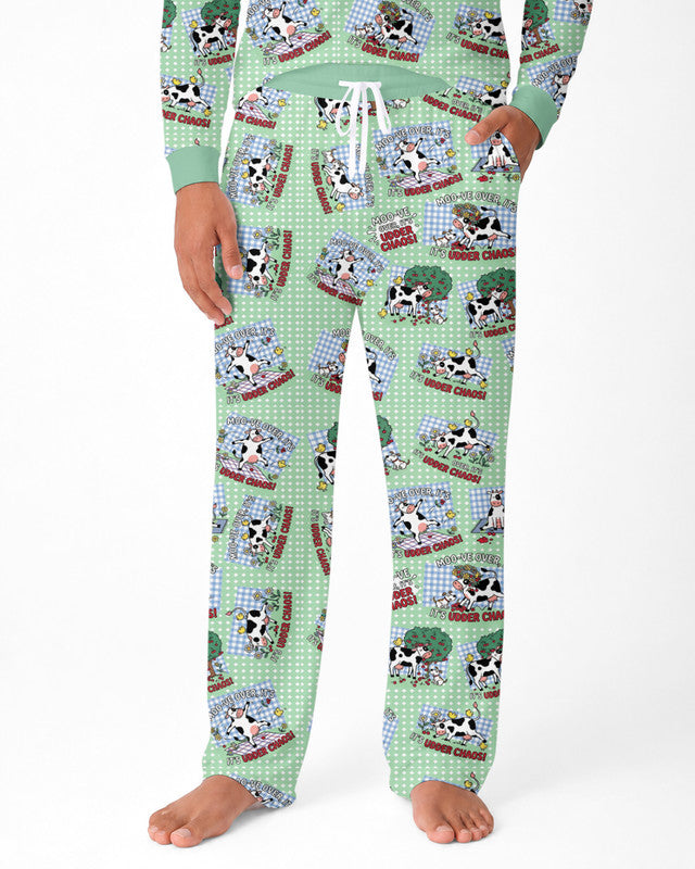 Udder Chaos Bamboo Men Pajama Set