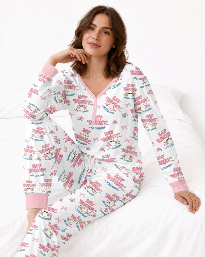 Bunny Radio Bamboo Women Pajama Set