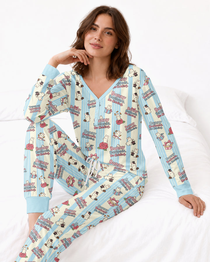 Boss Bunny Bamboo Women Pajama Set