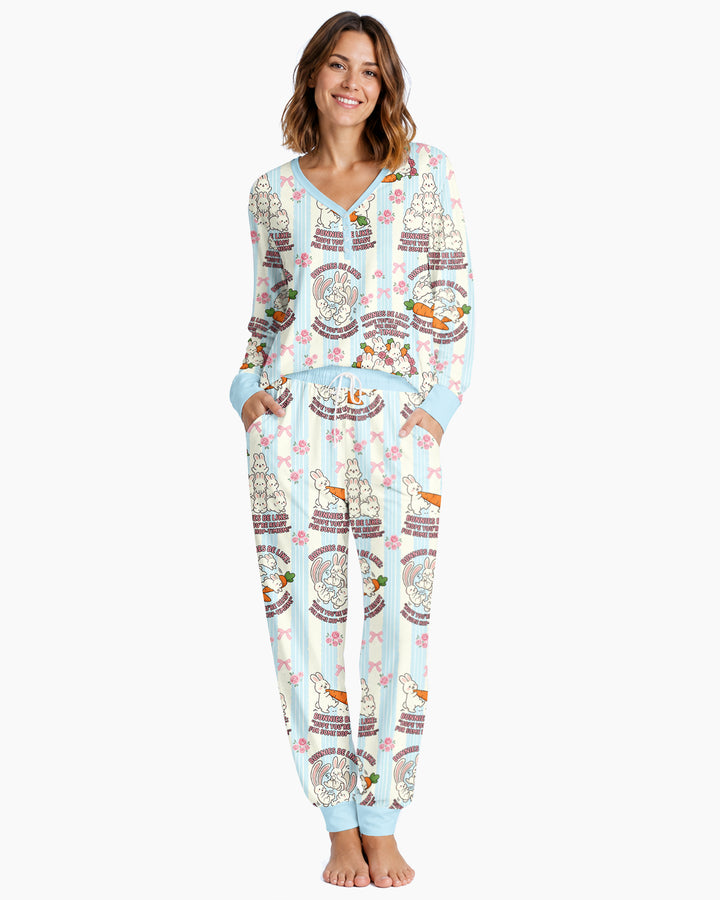 Hop-timism Bamboo Women Pajama Set