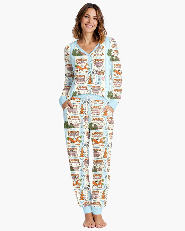 Little Troublemakers Bamboo Women Pajama Set