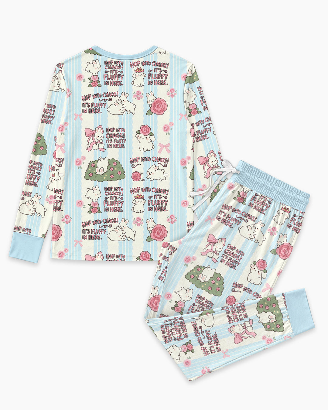 Hop Into Chaos Bamboo Women Pajama Set