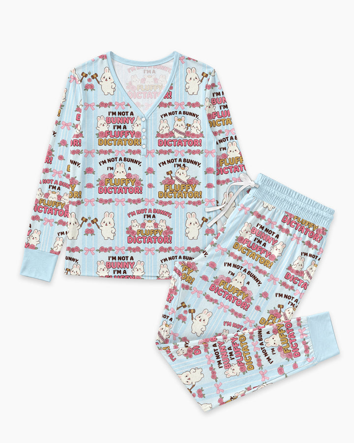 Bossy Bunny Bamboo Women Pajama Set