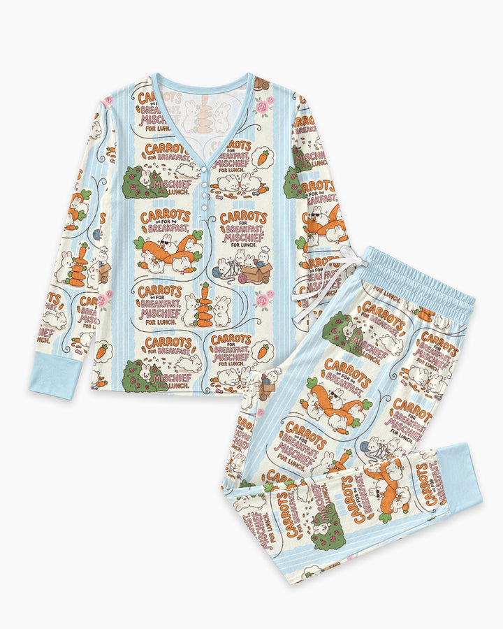Little Troublemakers Bamboo Women Pajama Set