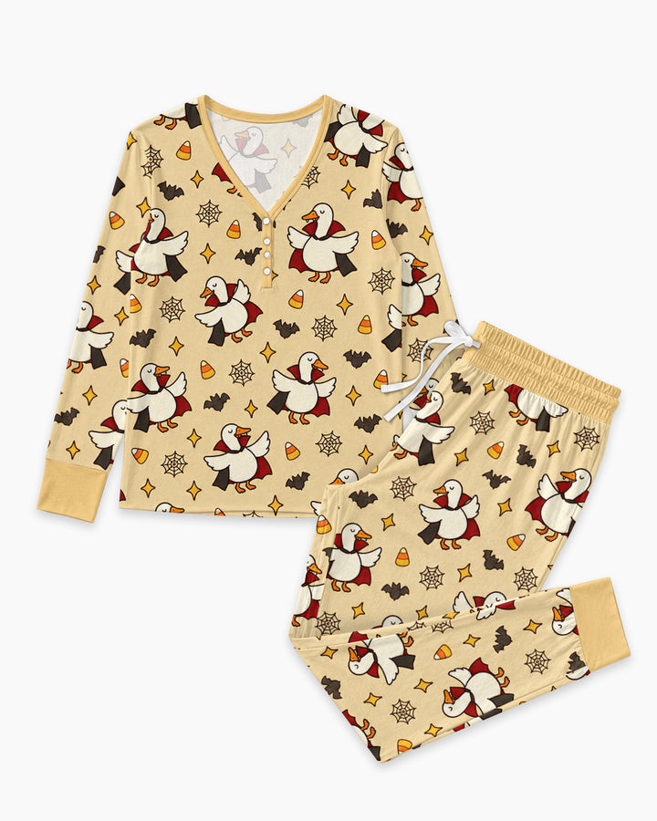 Count Duckula Candy Rush Bamboo Women Pajama Set