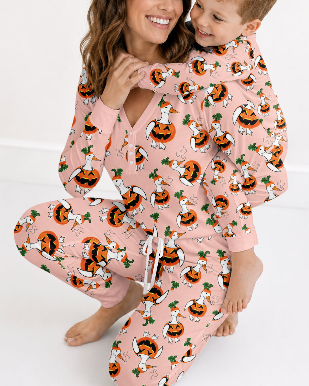 Spooky Duckling Waddle Bamboo Women Pajama Set