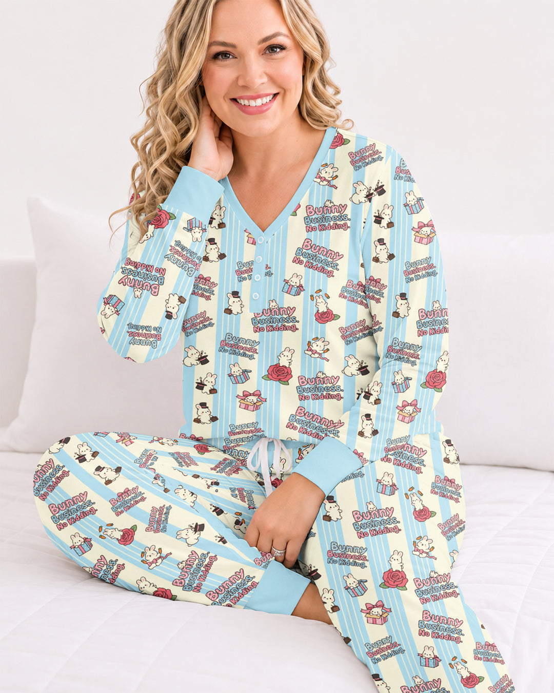 Boss Bunny Bamboo Women Pajama Set