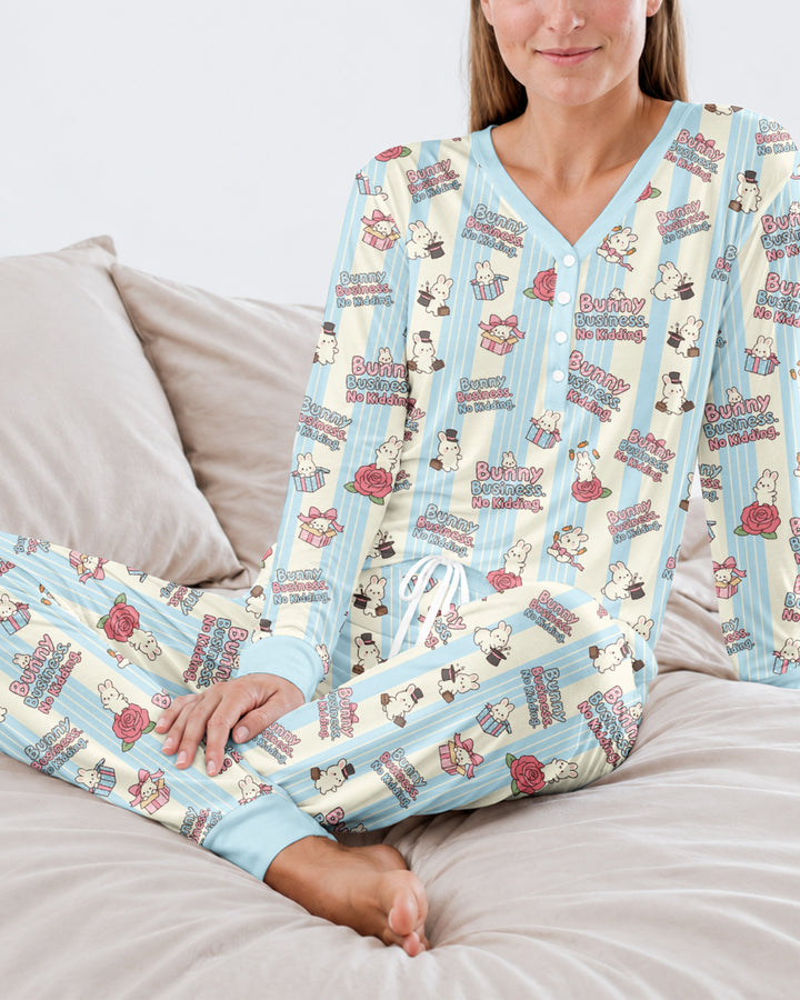 Boss Bunny Bamboo Women Pajama Set