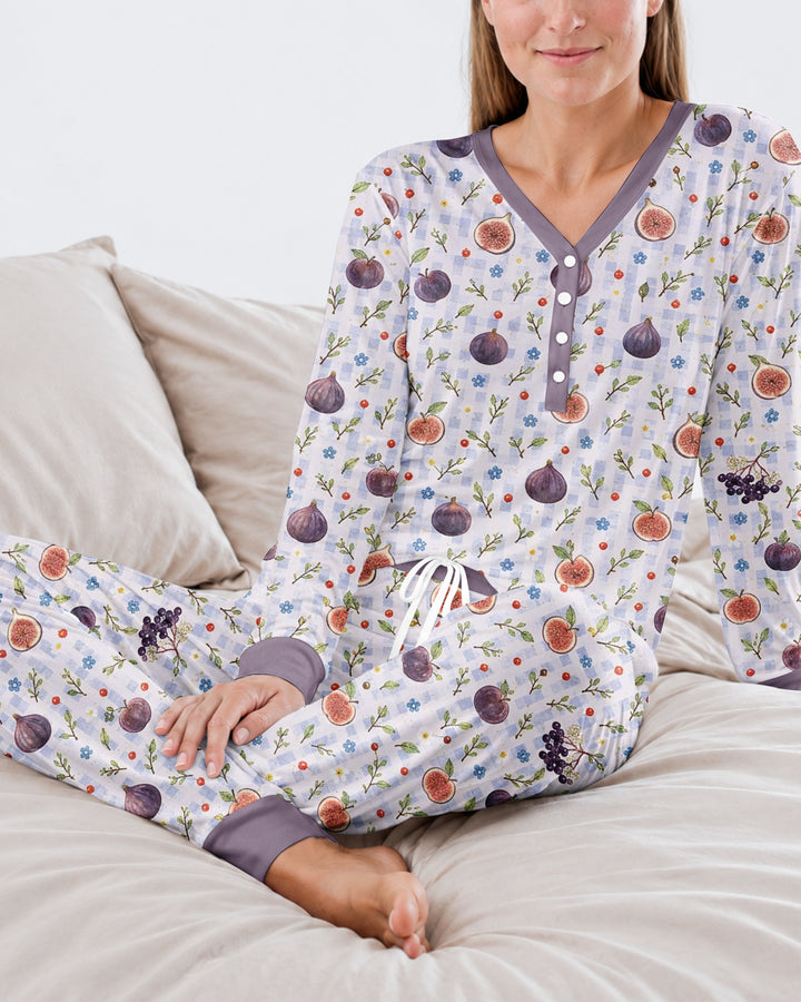 Cottage Sweet Fig Bamboo Women Pajama Set
