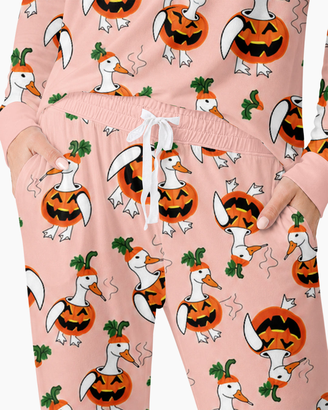Spooky Duckling Waddle Bamboo Women Pajama Set