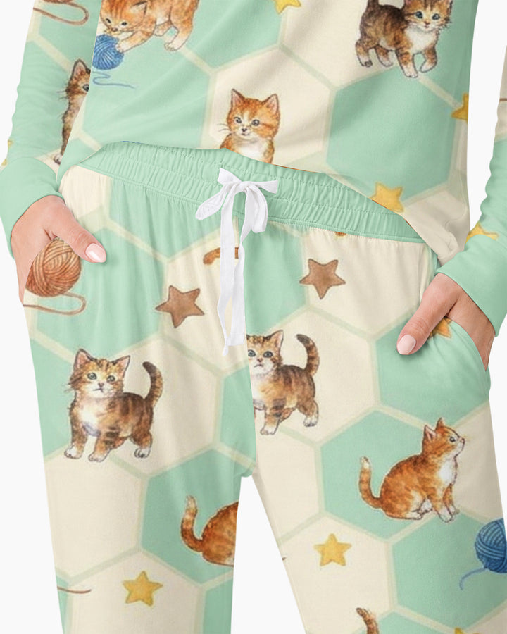 Guess Who Found The Yarn Bamboo Women Pajama Set