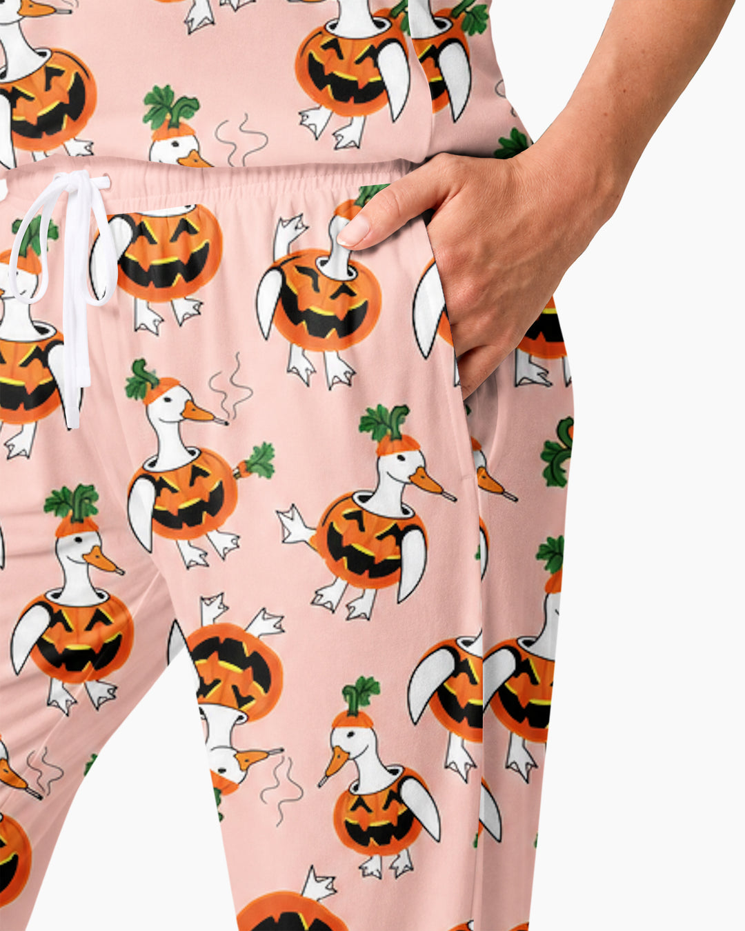 Spooky Duckling Waddle Bamboo Women Pajama Set