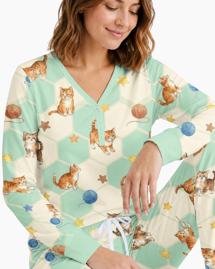 Guess Who Found The Yarn Bamboo Women Pajama Set