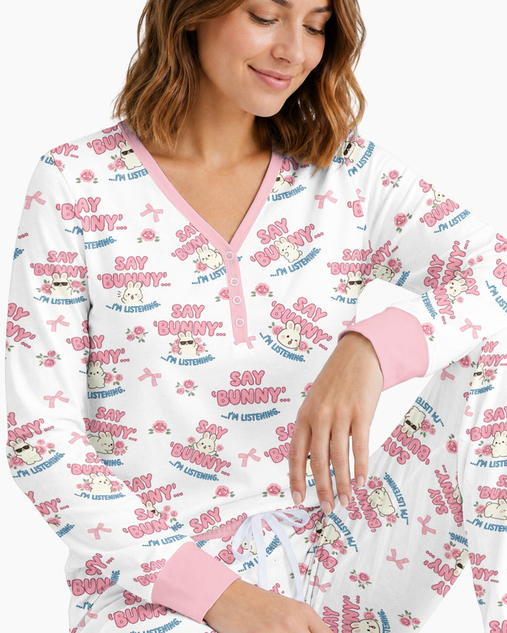 Bunny Radio Bamboo Women Pajama Set