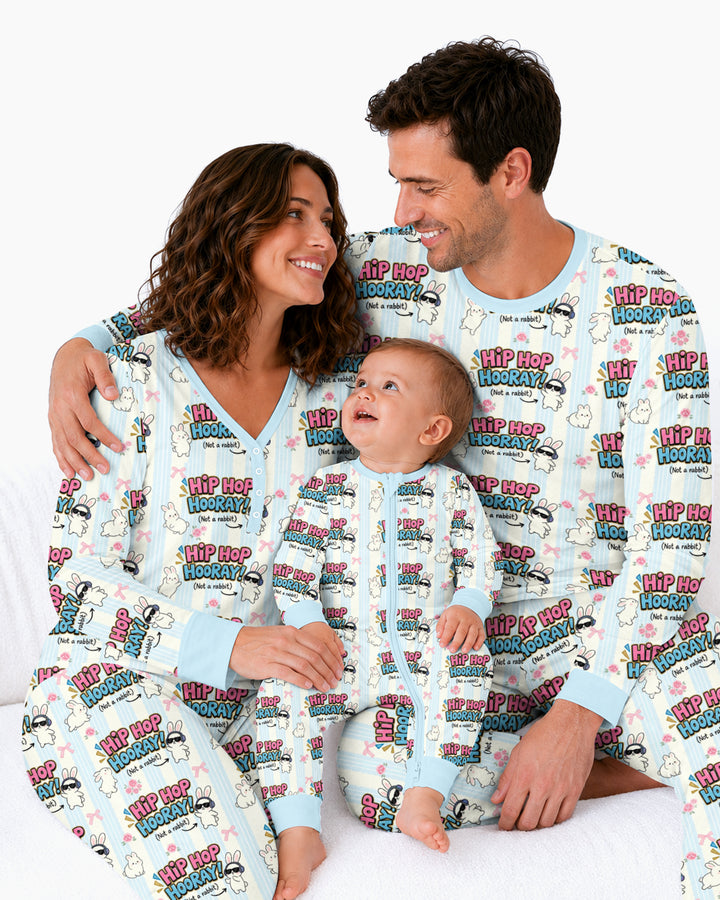 Hip Hop Bunny Bamboo Women Pajama Set