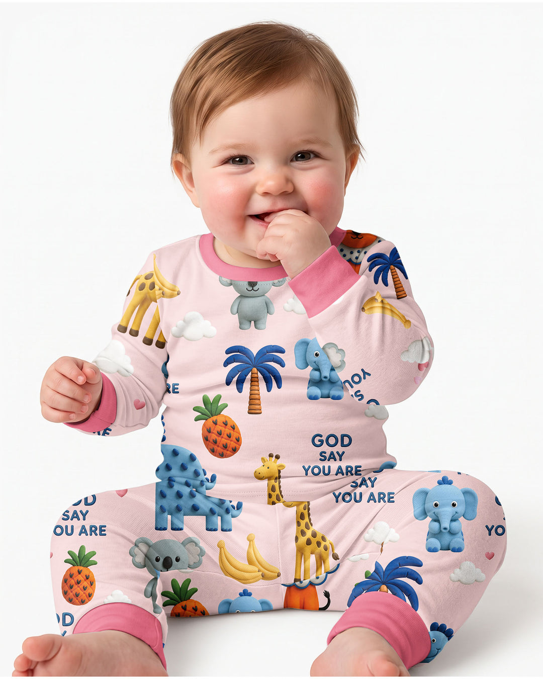 Little Blessings Bamboo Two Piece Long Sleeve Pajama Set