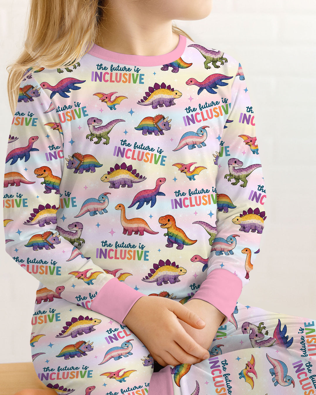 The Future is Inclusive Bamboo Two Piece Long Sleeve Pajama Set