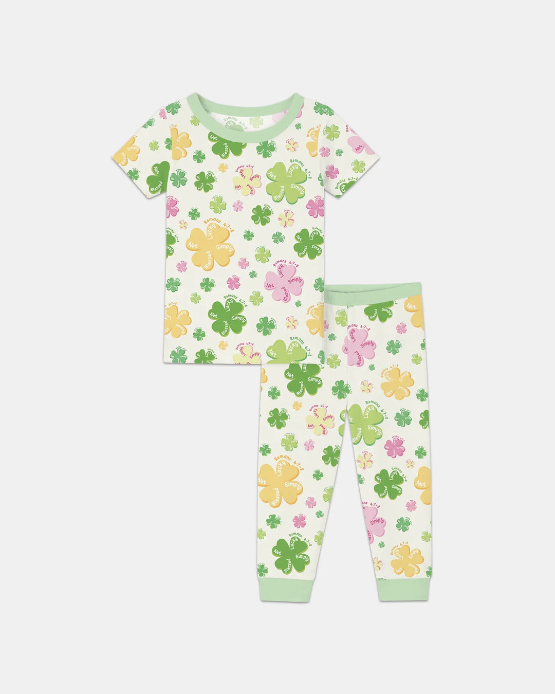 Zweiteiliges, kurzärmliges Pyjama-Set mit Marienkäfern