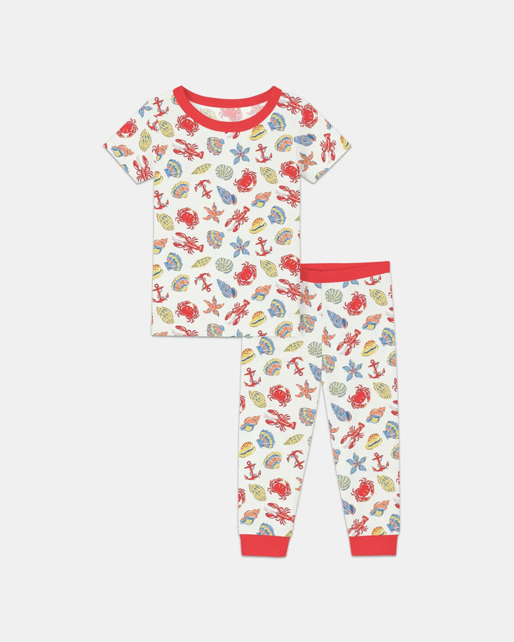 Catch Of The Day Family Matching Bamboo Two Piece Short Sleeve Pajama Set