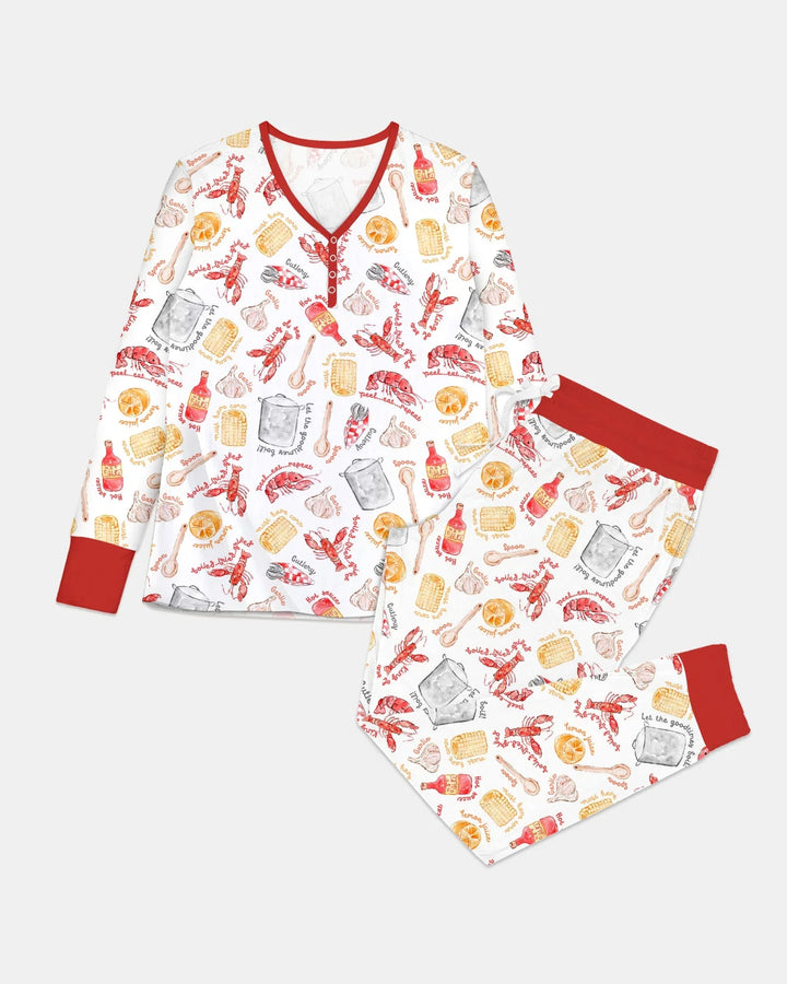 Crawfish Boil Women Pajama Set
