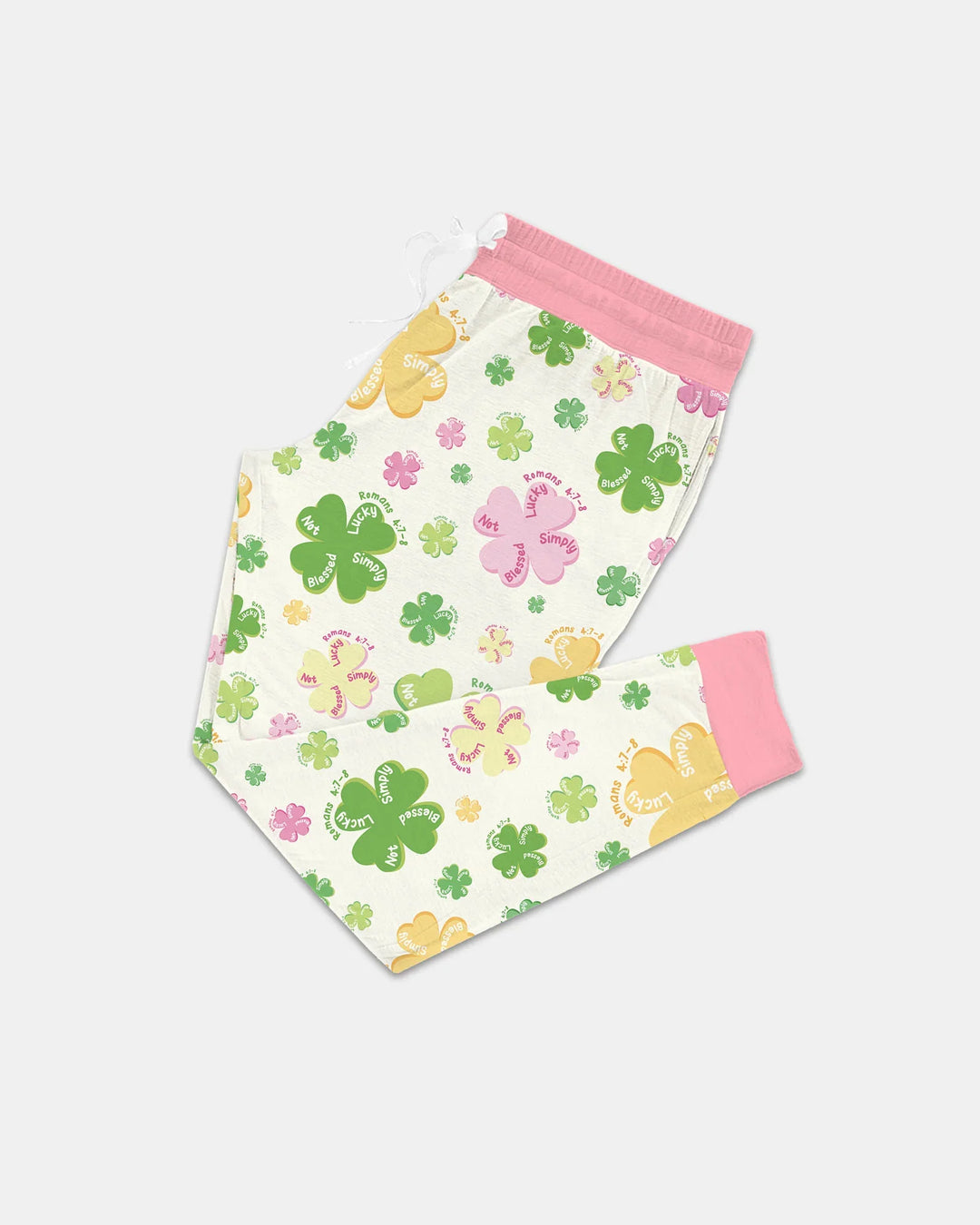 Shamrocks Print St. Patrick's Day  Women Pajama Set