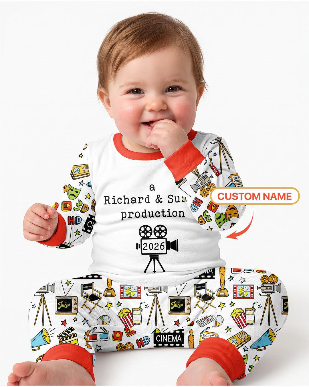 A Mom & Dad Production Bamboo Two Piece Long Sleeve Pajama Set