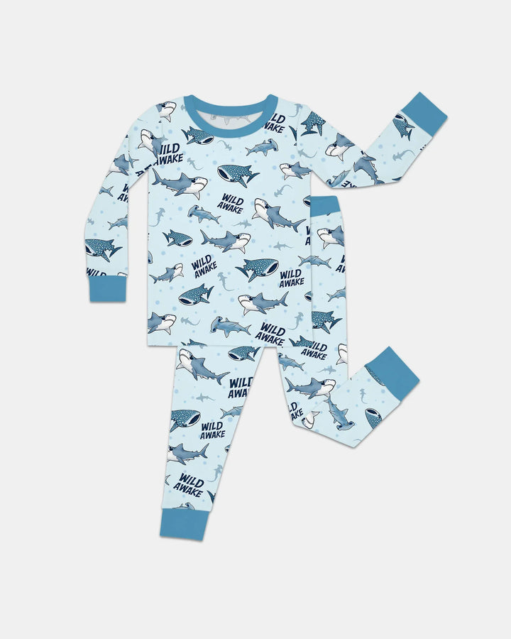 Wide Awake Matching Daddy & Me Two Piece Long Sleeve Pajama Set