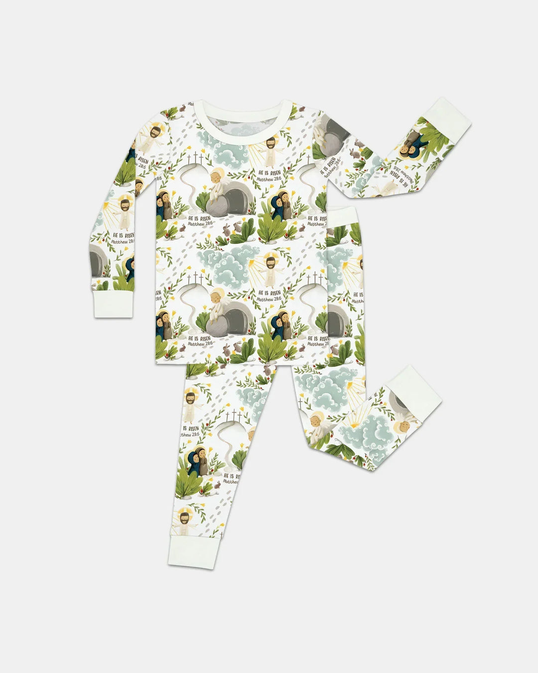 He Is Risen Two Piece Long Sleeve Pajama Set