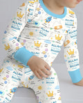 "Allah Is So Much Bigger Than..." Family Matching Bamboo Two Piece Long Sleeve Pajama Set