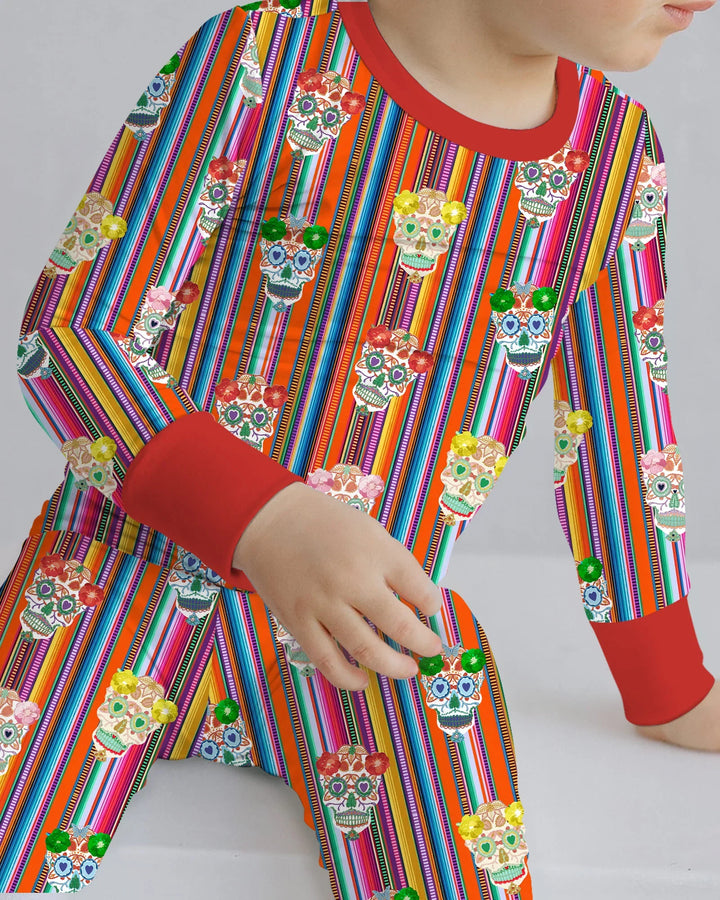 Conjunto de pijama de dos piezas de manga larga Cinco De Mayo Sparkle