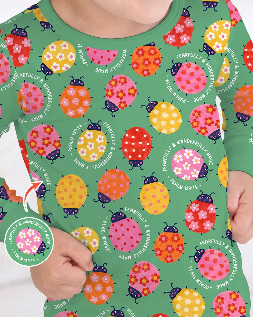 Fearfully & Wonderfully Made Bamboo Two Piece Long Sleeve Pajama Set