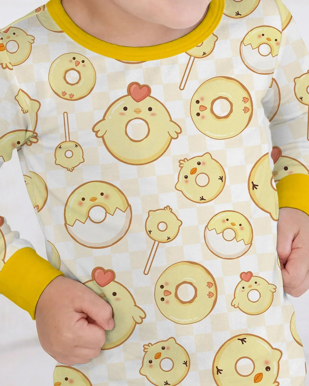 Easter Donuts Two Piece Long Sleeve Pajama Set