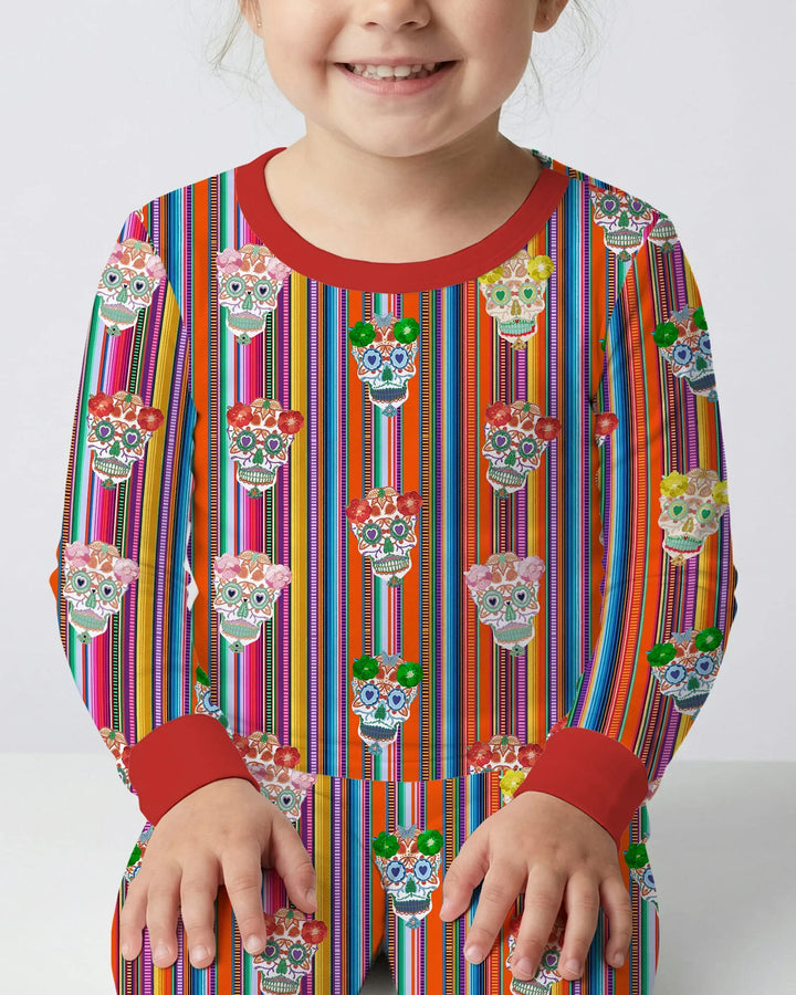 Conjunto de pijama de dos piezas de manga larga Cinco De Mayo Sparkle