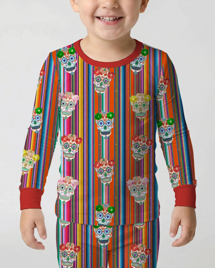 Conjunto de pijama de dos piezas de manga larga Cinco De Mayo Sparkle
