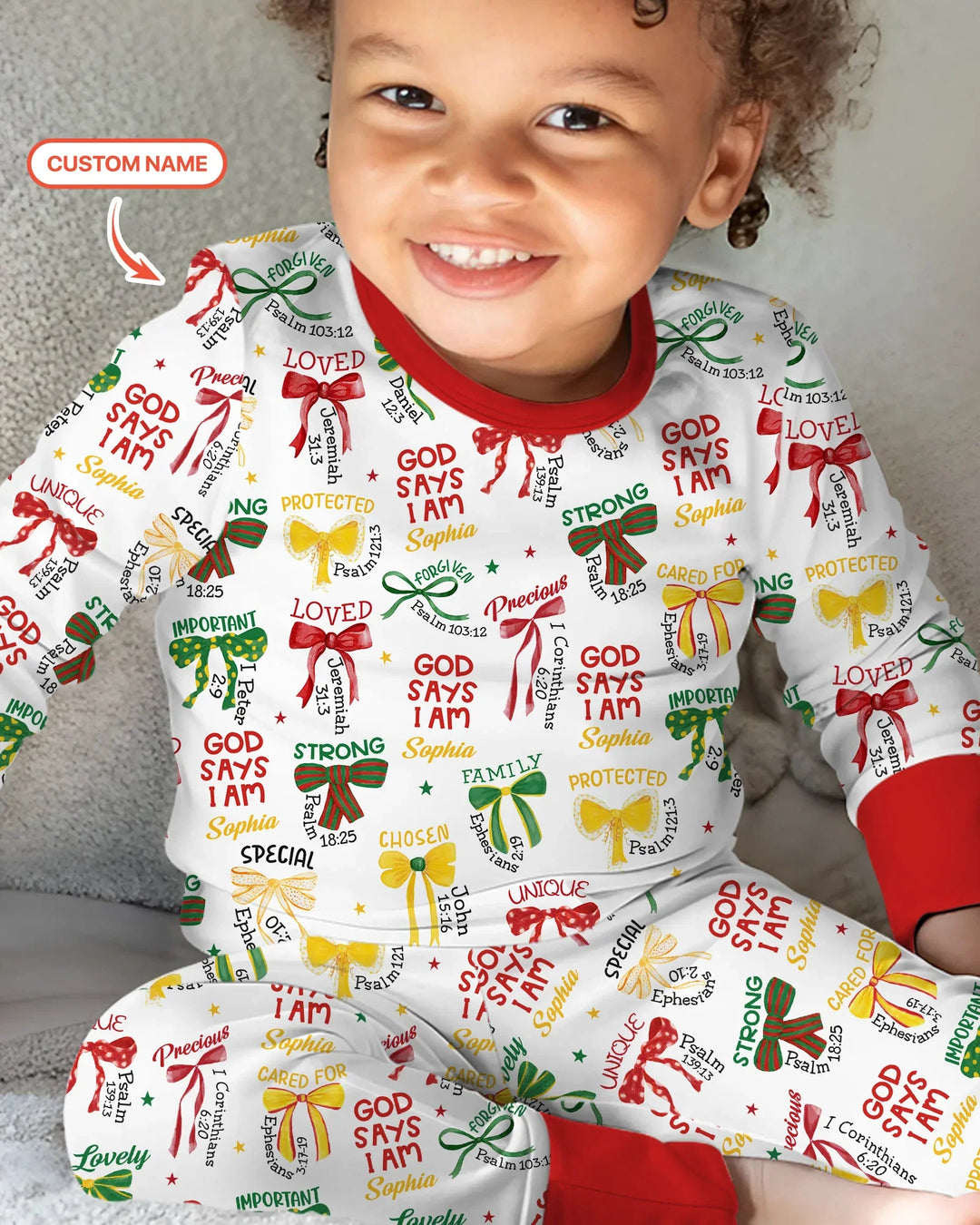 Juneteenth God Says I AM Bamboo Two Piece Long Sleeve Pajama Set