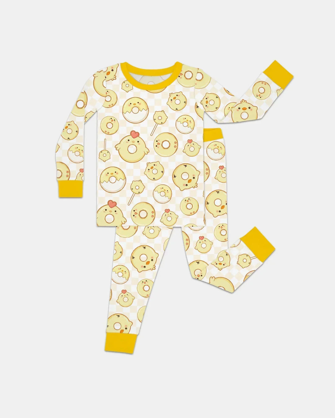 Easter Donuts Two Piece Long Sleeve Pajama Set